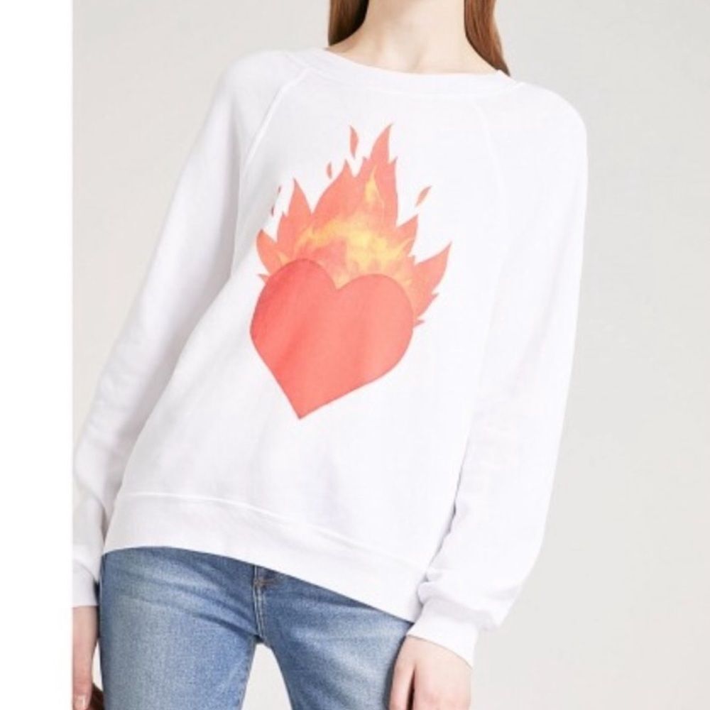 NWT Wildfox Burning Love Sweatshirt‎